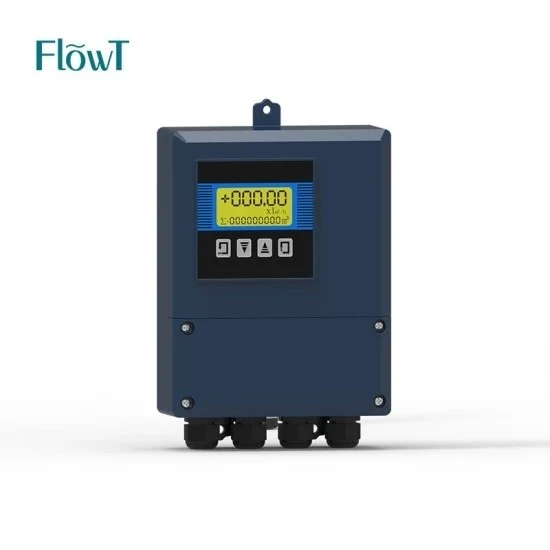 Electromagnetic flowmeter for monitoring wastewater treatment